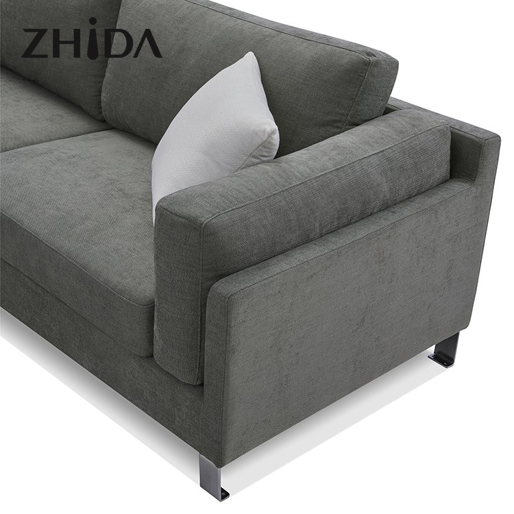 L Shape Sofa Sofa Combination Design Tech Cloth New Set Luxury Modern Living Room Sofa Furniture Leather