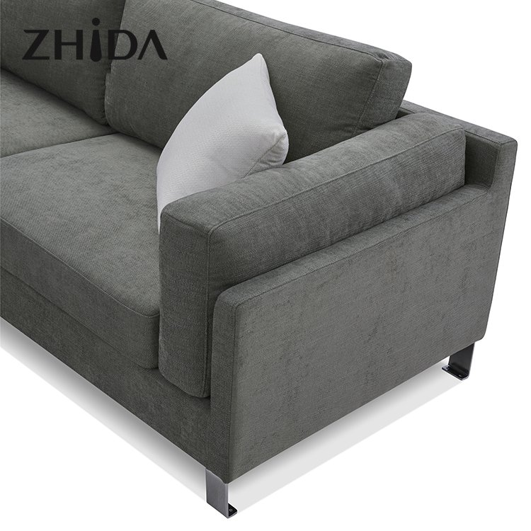 L Shape Sofa Sofa Combination Design Tech Cloth New Set Luxury Modern Living Room Sofa Furniture Leather
