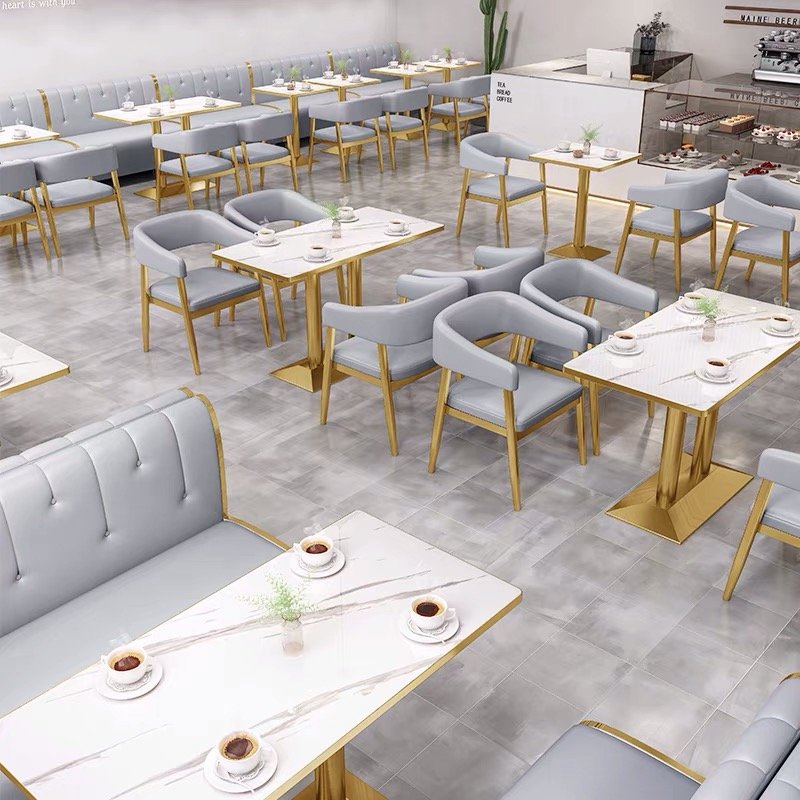 Restaurant leather booth seating chairs modern restaurant cafe furniture chair sofa set furniture restaurant furniture