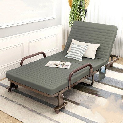 Custom 1.9 Meters Single Person Folding Convertible Backrest Angle Sofa Bed Furniture For Home Living Room Office Hotel Bedroom