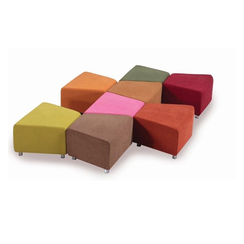 School Public Area Leisure Center Lounge Seating Fabric Bench Office Sofa (ZB-F647)