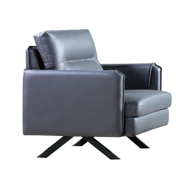 High Back Modern Executive Reception Lobby Living Room Leather Office Sofa