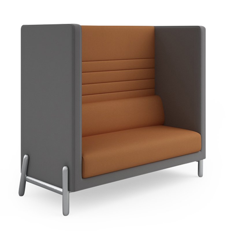 Modern high back sectional partition leisure fabric booth Office sofa for meeting area or restaurant Office furniture
