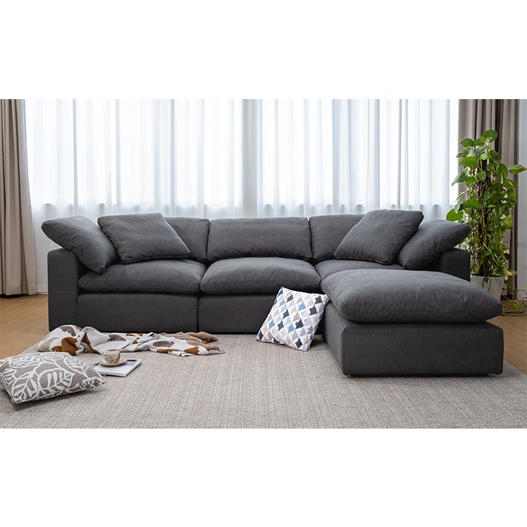 Factory Direct Living Room Modular Sofa Stylish L-Shaped Business Office Sofa for Comfort and Functionality