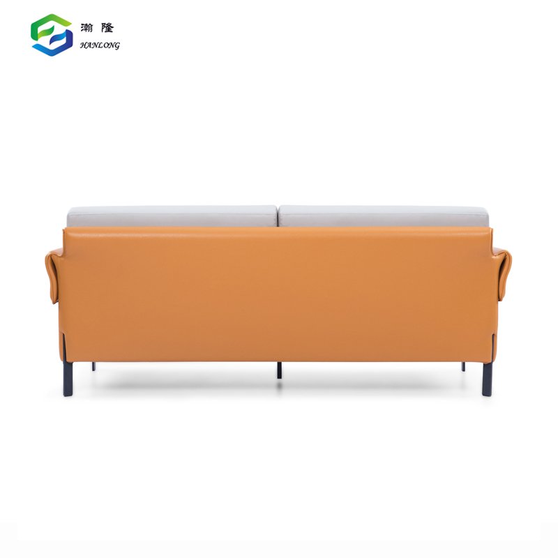 Colorful Modern Sofa High Quality Leather 3 Seater Office Sofa