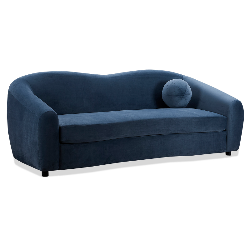 Modern Design Home Leisure Sofa Dusty Blue Boucle Teddy Fabric Sofa Living Room Sofas Nordic Modernos