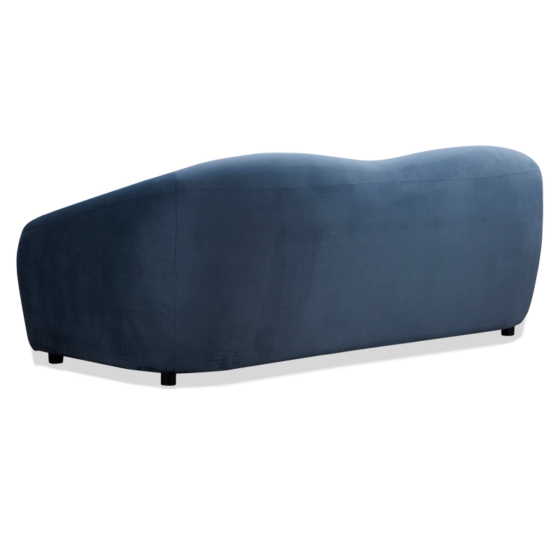 Modern Design Home Leisure Sofa Dusty Blue Boucle Teddy Fabric Sofa Living Room Sofas Nordic Modernos