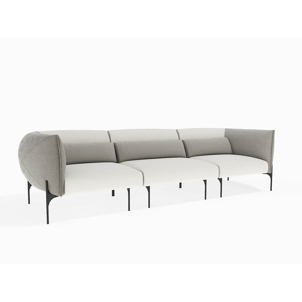 Foshan Modern Hotel Sofas Set Suppliers Genuine Leather Luxury Office Sofa Sets Creative Customized Hotel Furniture
