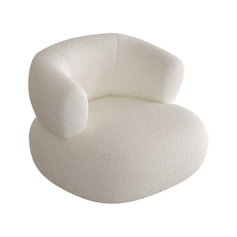 Cream Sofa Set Living room Curved Couch Reception Sofas