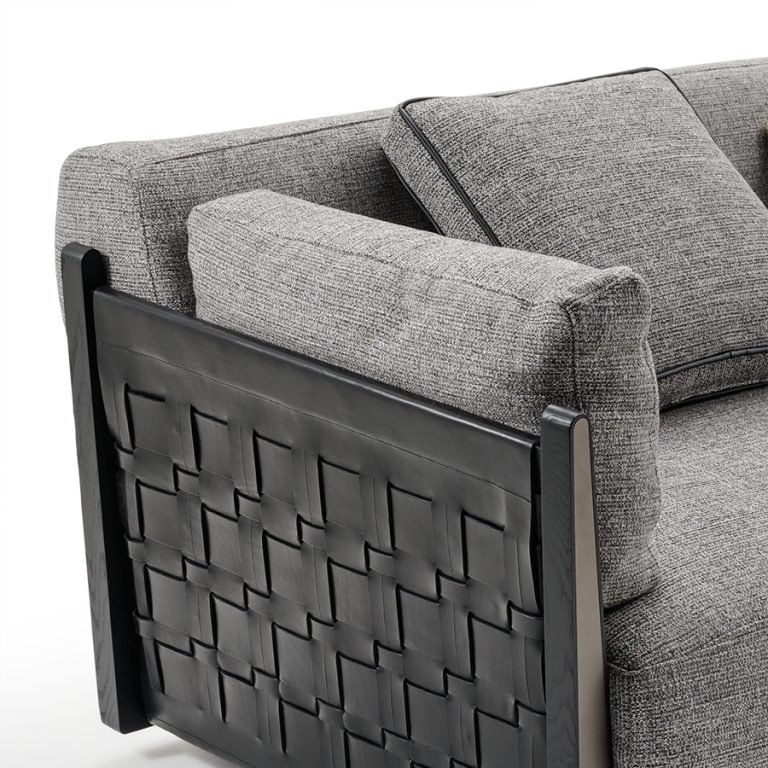 Foshan furniture high quality 4m couches light luxury modern italian villa sofa luxury office sofas