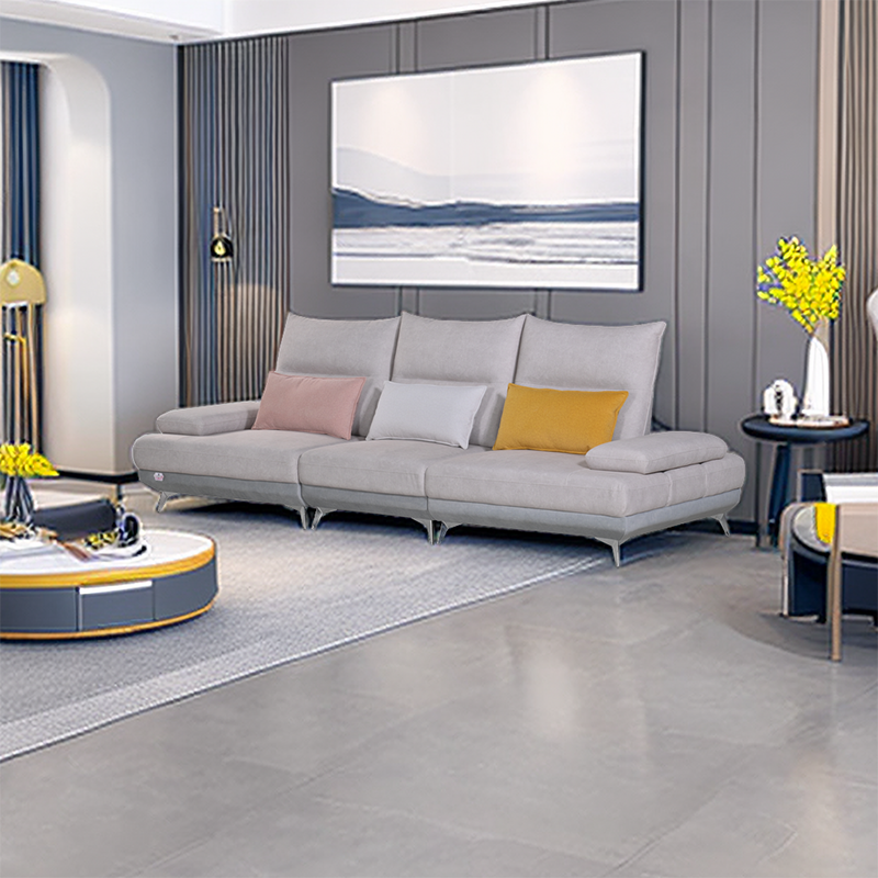 Customized Colors Office Furniture And Office Sofas Wooden Leather Office Sofa For Sales