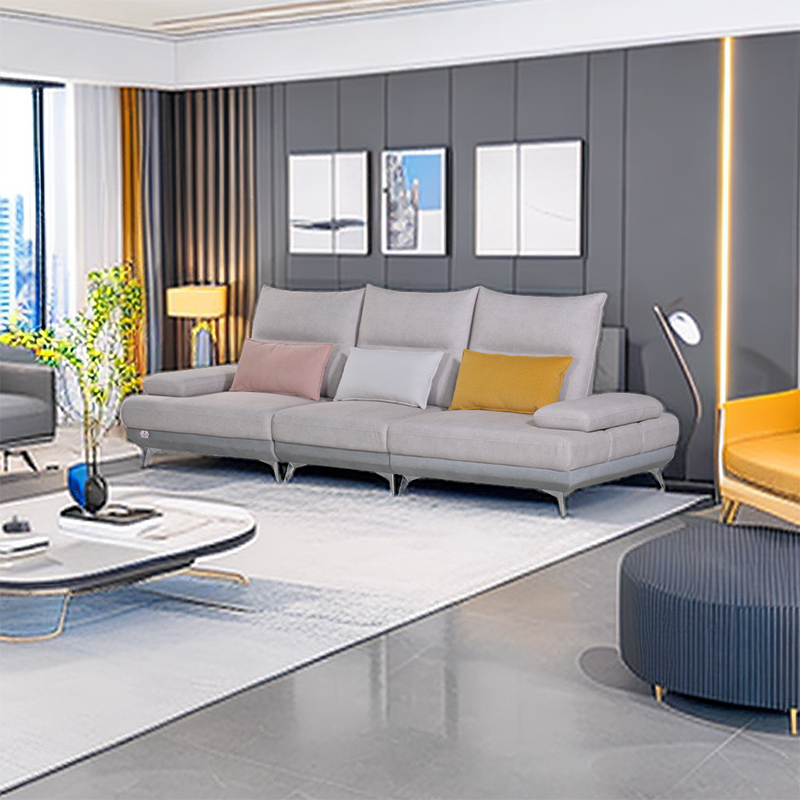 Customized Colors Office Furniture And Office Sofas Wooden Leather Office Sofa For Sales