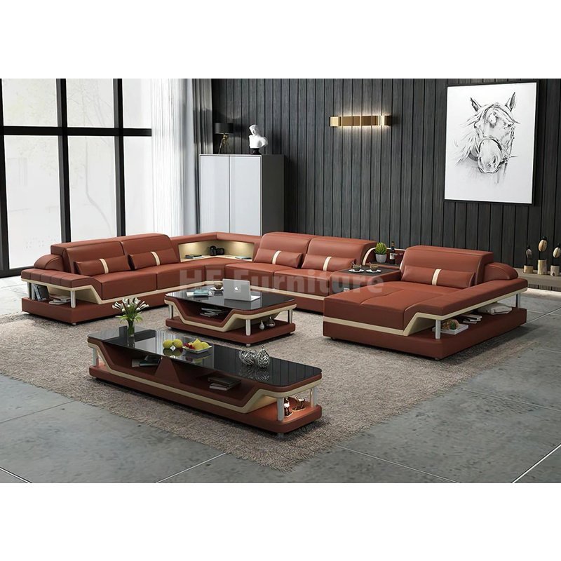 Cheap Living Room Sofa Modern Modular U Shaped Sectional Sofa Comfortable Sofa For Home