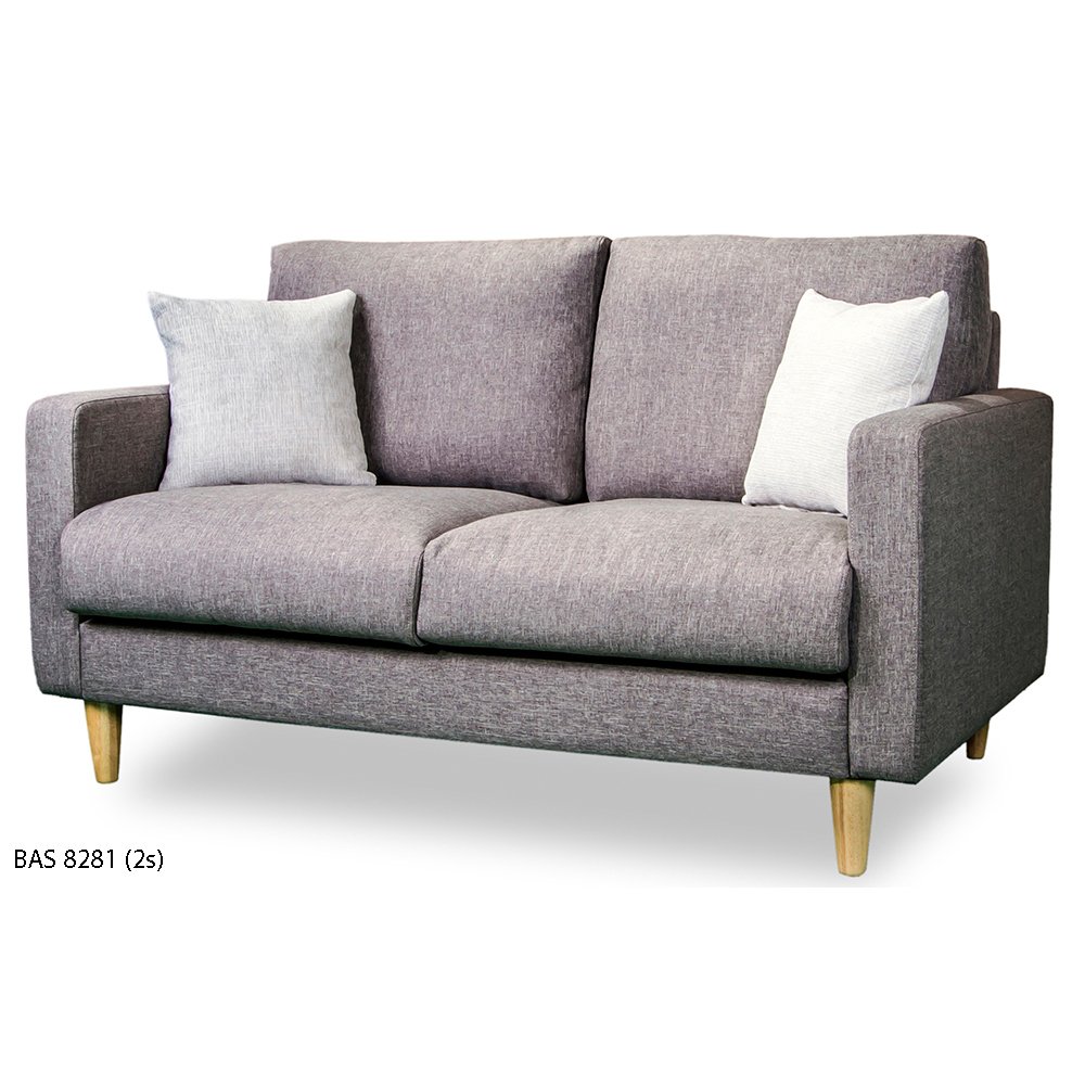 Sofa BAS8281 B Living Room Modern Home Furniture Genuine Leather Fabric 3+2+1 Couch Lounges Malaysia