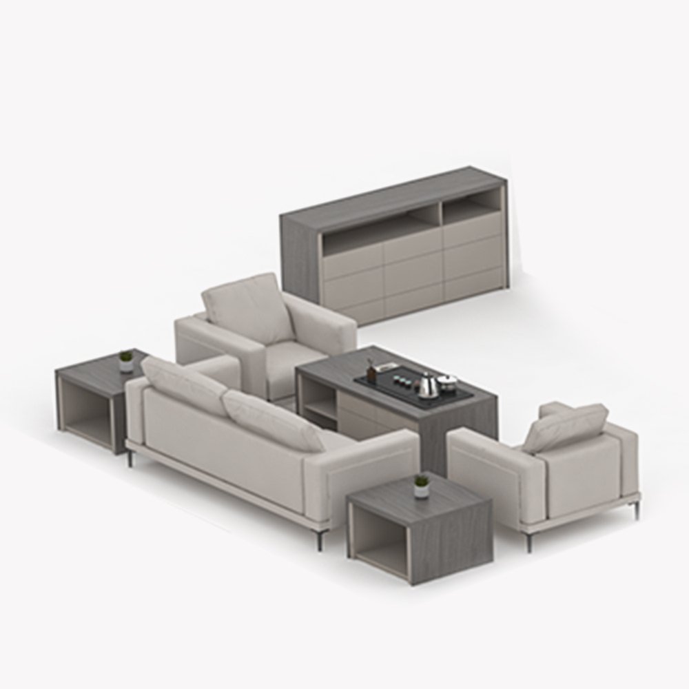 New sofa modern sofa living room leather high back comfortable office sofa set Customizable church furniture furniture factory