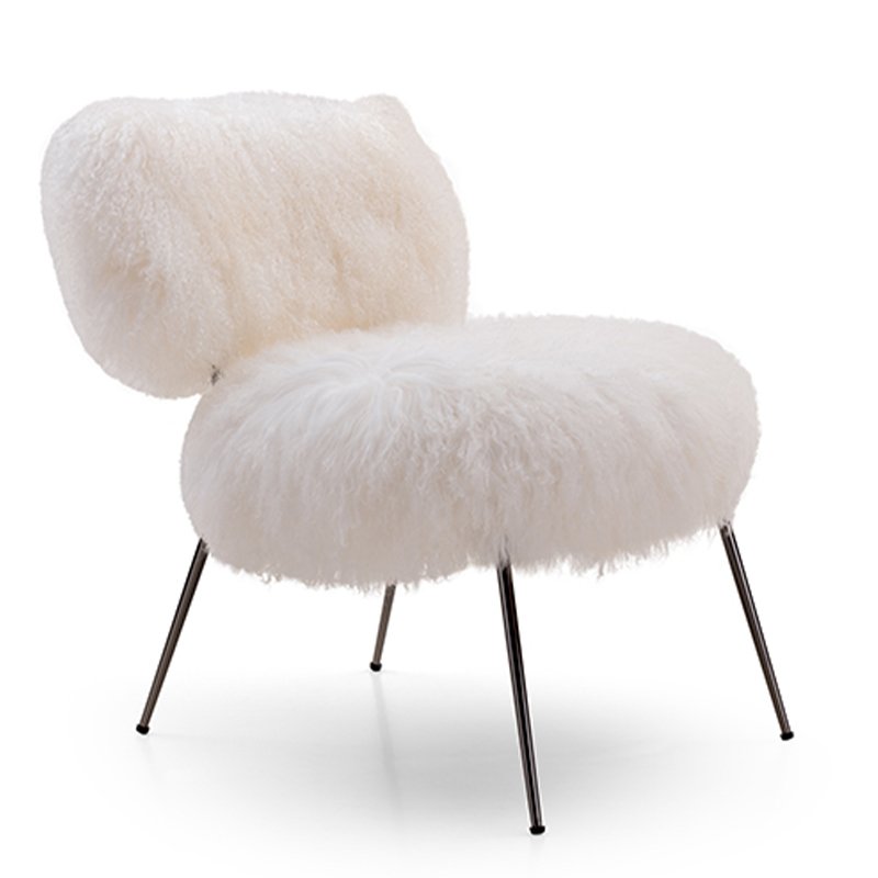 Modern Simple Italian Single Hotel Home Furniture Set Living Room Design Fabric Lounge Chair