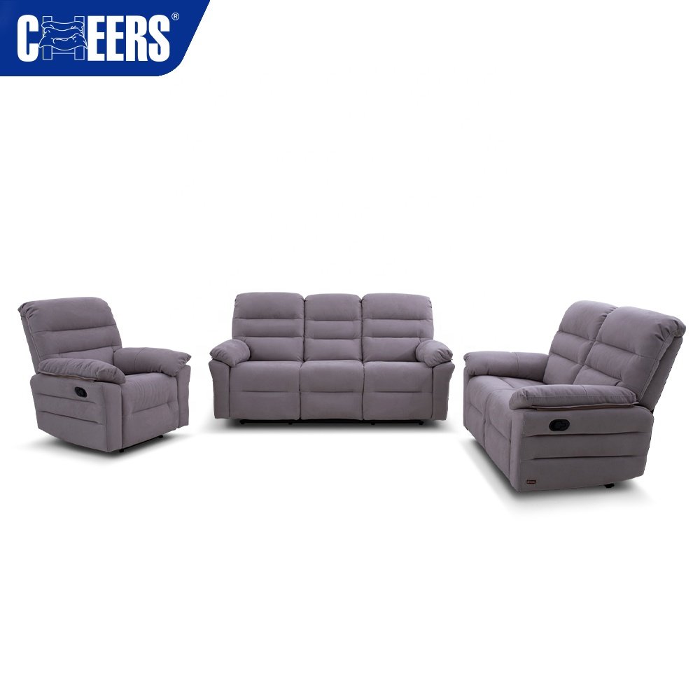 MANWAH CHEERS Fabric Manual High End Deep Modern 3 2 1 Seat Sofa Design Luxury Living Room Furniture Sofa Set