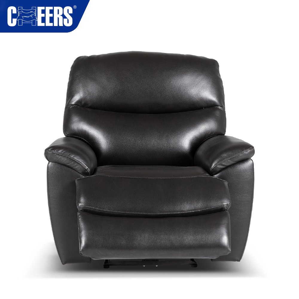 MANWAH CHEERS Hot Selling Power Leather Recliner Adjustable Sofa Single Chair for Living Room Furniture