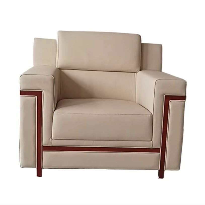 Professional Supply Luxury PU Leather VIP lounge single Office Sofa Set Modern Design for Home Office & Hotel for Living Room