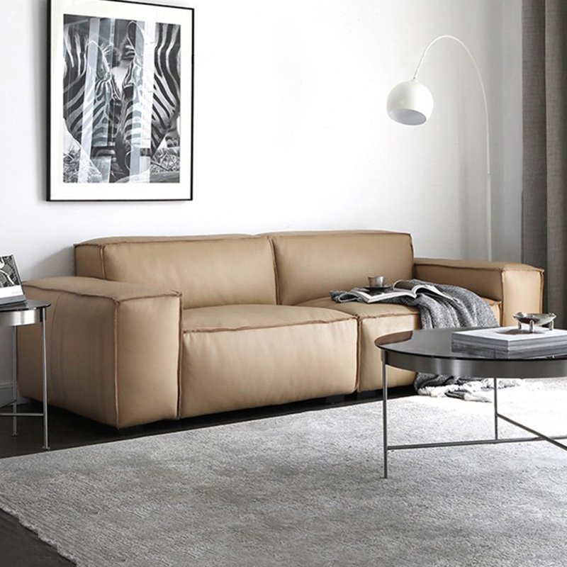 High Quality Comfortable Leather Office Sofas for Home and Office Use Living Room Furniture Set
