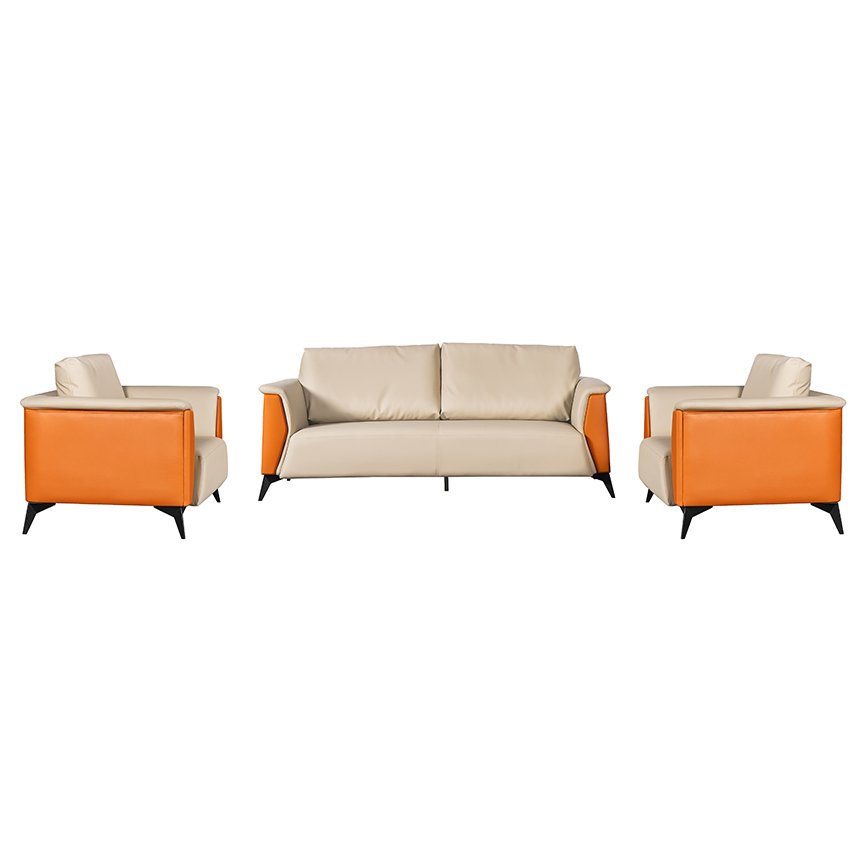 European Style Office Furniture Luxury Office Sofa Trend Style Modular Sofas Leather Sofa Office