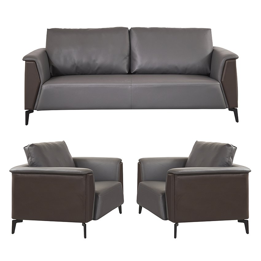 European Style Office Furniture Luxury Office Sofa Trend Style Modular Sofas Leather Sofa Office