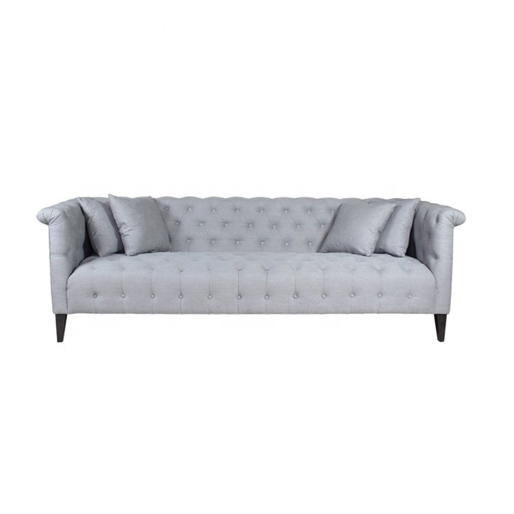 High Point Exhibitor OEM for well-known brands SHAYNE FURNITURE High-end Customize Gray sofa set office sofas recliner sofa