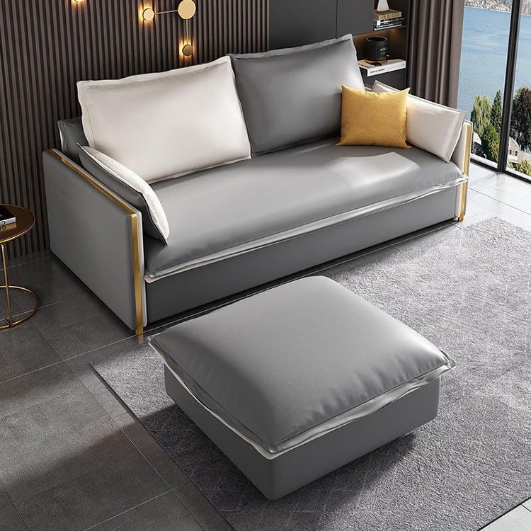 Multifunctional solid wood double technology cloth sofa bed living room furniture lazy folding single bed sofa furniture