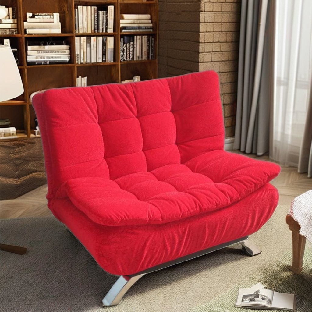 Modern Single Seat Fabric Recliner Chair Living Room High Quality Comfortable One Futon Sofa Bed Small Apartments Modular