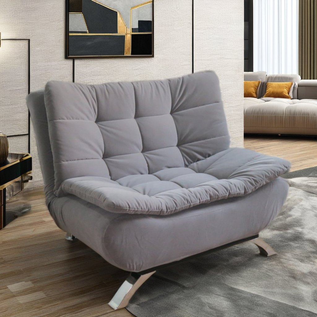 Modern Single Seat Fabric Recliner Chair Living Room High Quality Comfortable One Futon Sofa Bed Small Apartments Modular