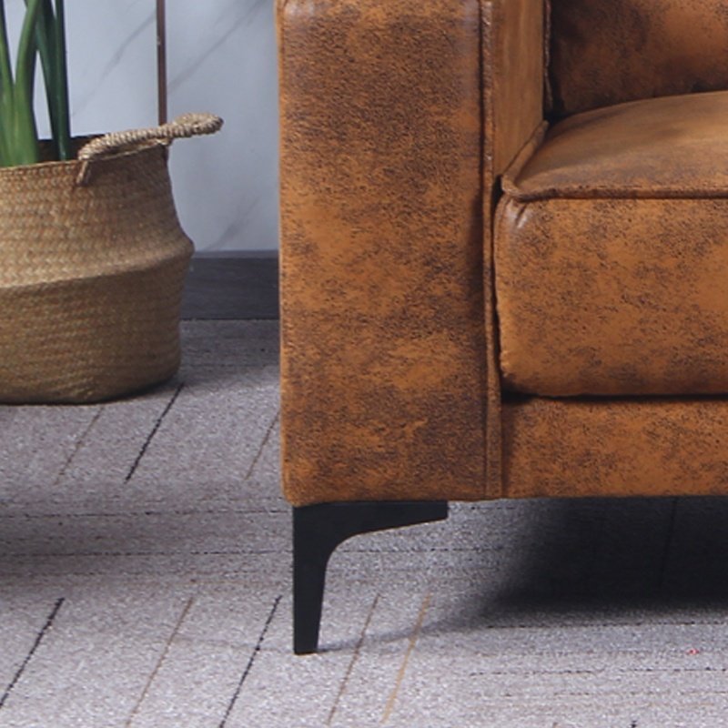 Nordic Style Single Seater Leather Office Sofa Comfortable Dining and Hotel Reclining Chair Manufactured by Factory