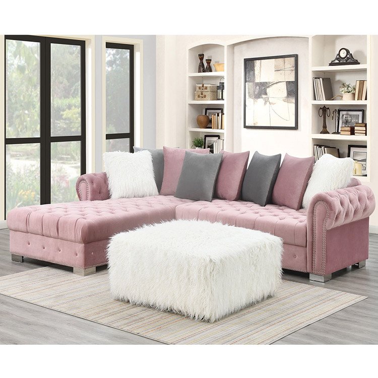 Living Room Sofas Furniture Set Modular Fabric Couches Sectional L Shape Sofa