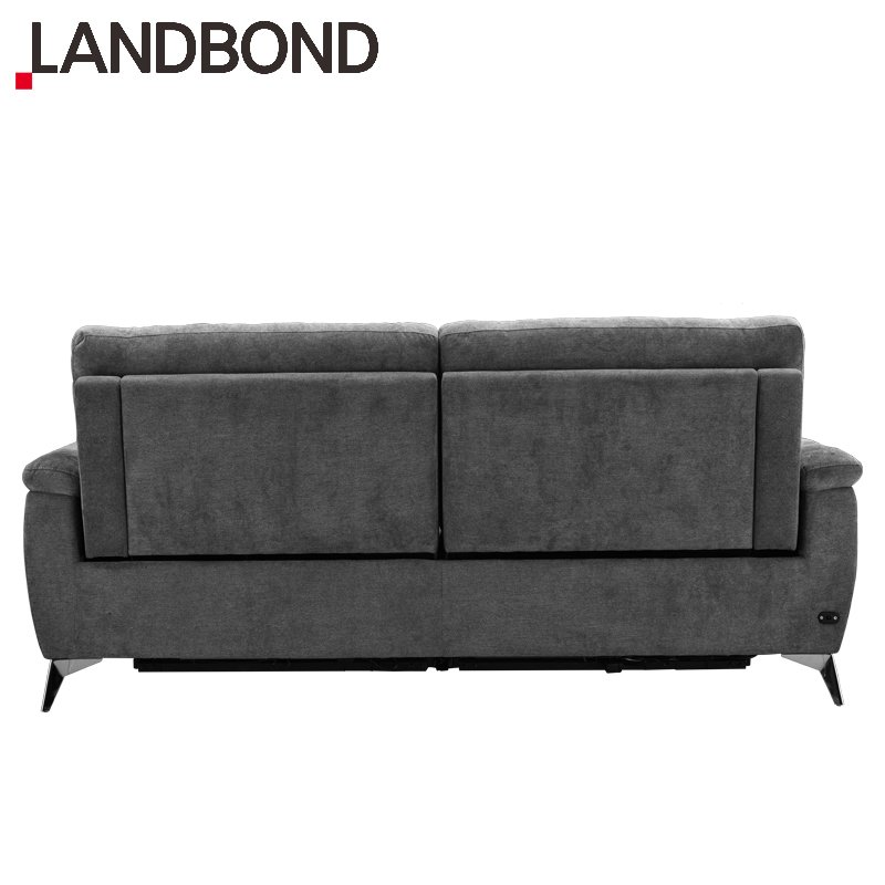 LANDBOND Home Couch Living Room Sofas Three Seat European MIcrofiber Fabric Sofa Set Furniture set for villa and apartment