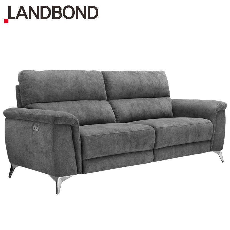 LANDBOND Home Couch Living Room Sofas Three Seat European MIcrofiber Fabric Sofa Set Furniture set for villa and apartment
