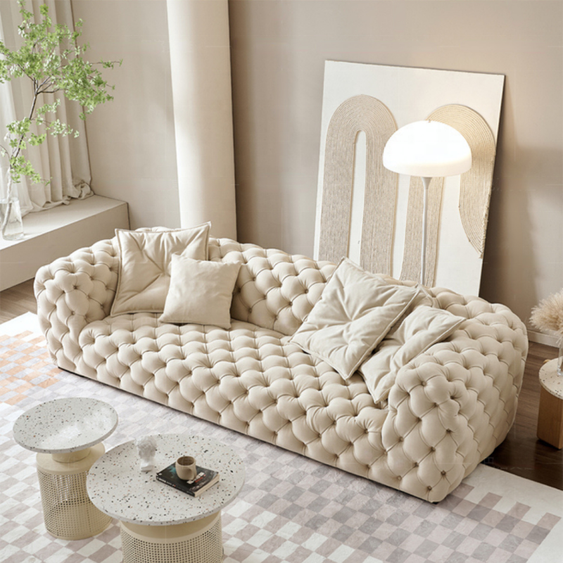 Latest Italian Sofa Design Set Furniture Living Room Modern Luxury White Sofas Estilo Modern