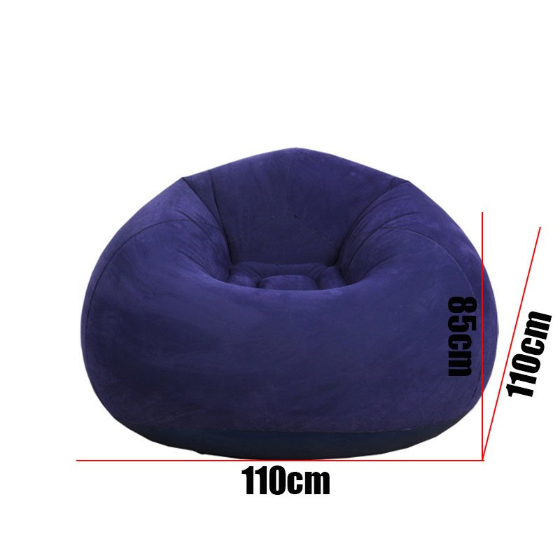 wholesale custom inflatable chair hot selling Ball shape inflatable easy time air sofa lazy sofa for adults