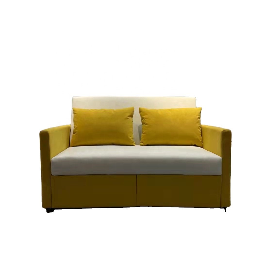 Modern Lving Room Hotel Cum Smart Couch Sofas Furniture Fabric Foldable Sofa Bed With Storage Pull Out Bed Folding Sofa Bed