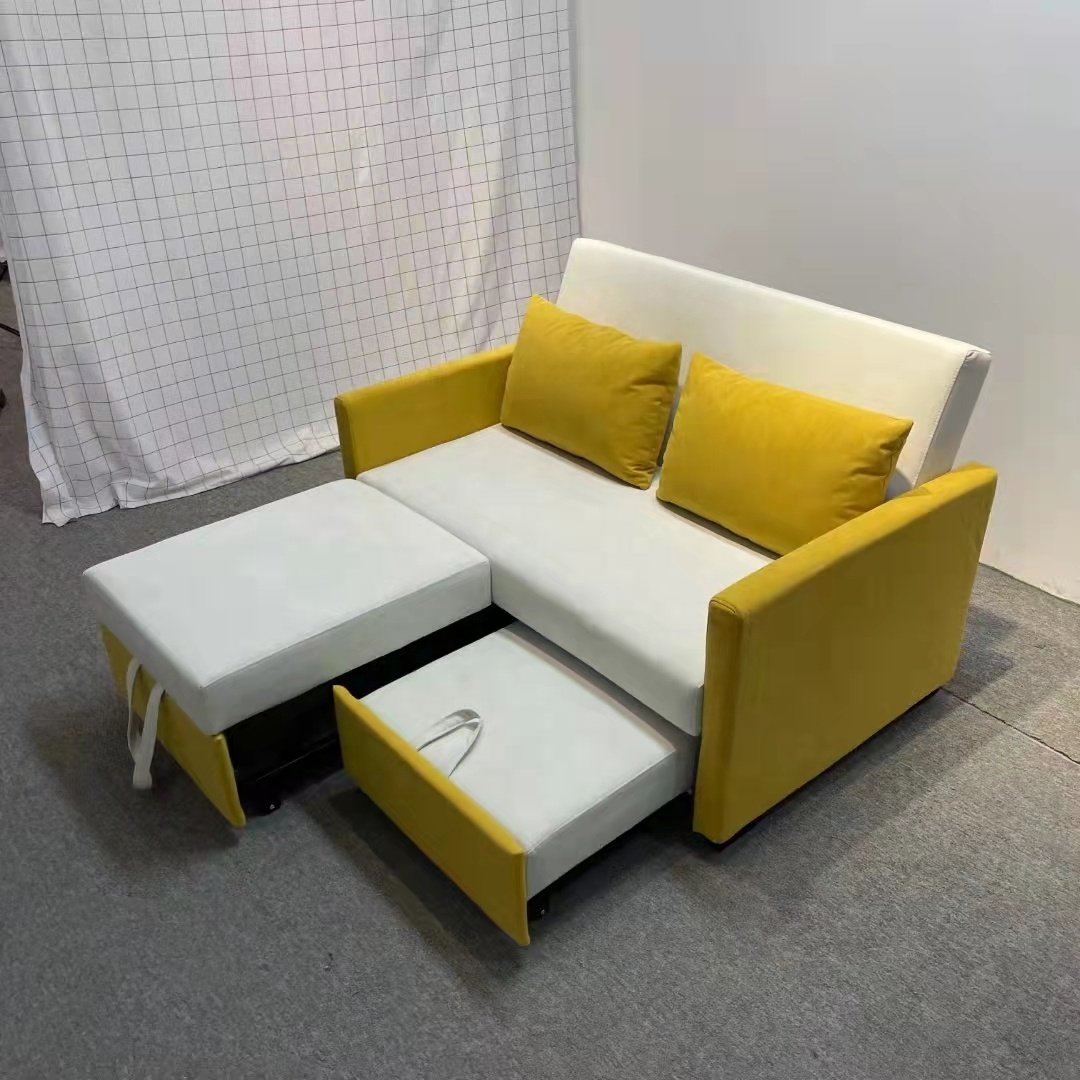 Modern Lving Room Hotel Cum Smart Couch Sofas Furniture Fabric Foldable Sofa Bed With Storage Pull Out Bed Folding Sofa Bed