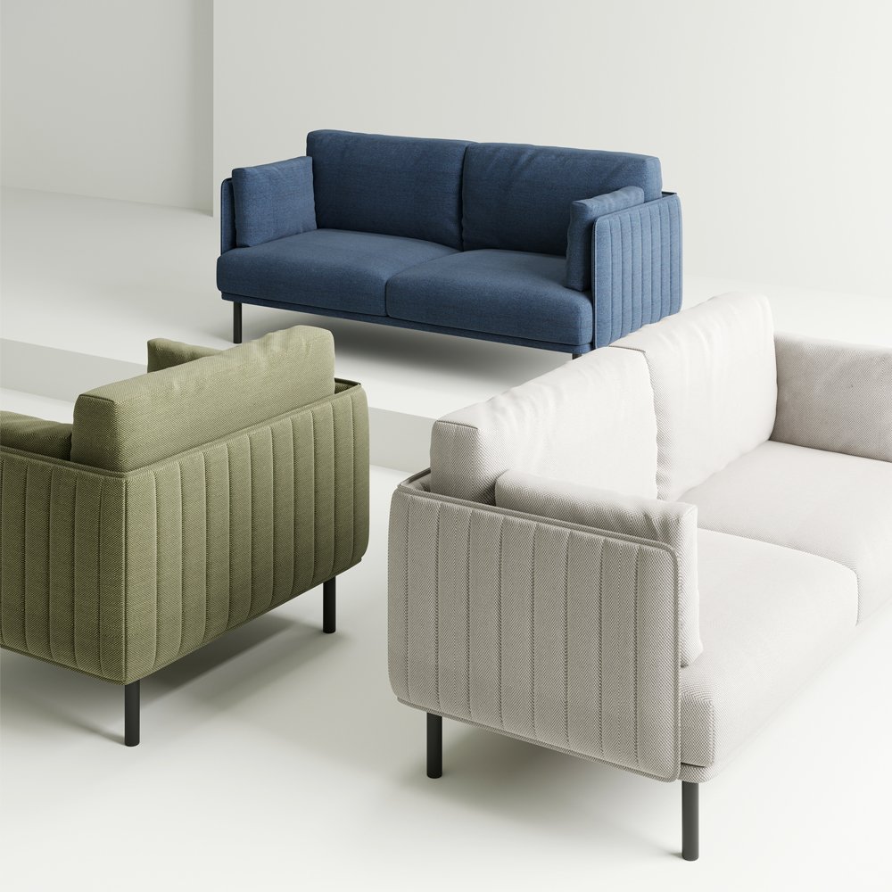 Simple Design Executive Office Sofa Commercial Waiting Area Office Sofa Set