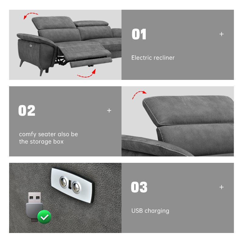 New model sofa sets 2 seater 3 seater loveseat sofa with recliners couch and loveseat furniture living room couches