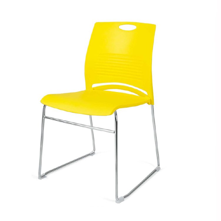 cheap waiting visitor reception training room office stackable plastic chair on stock