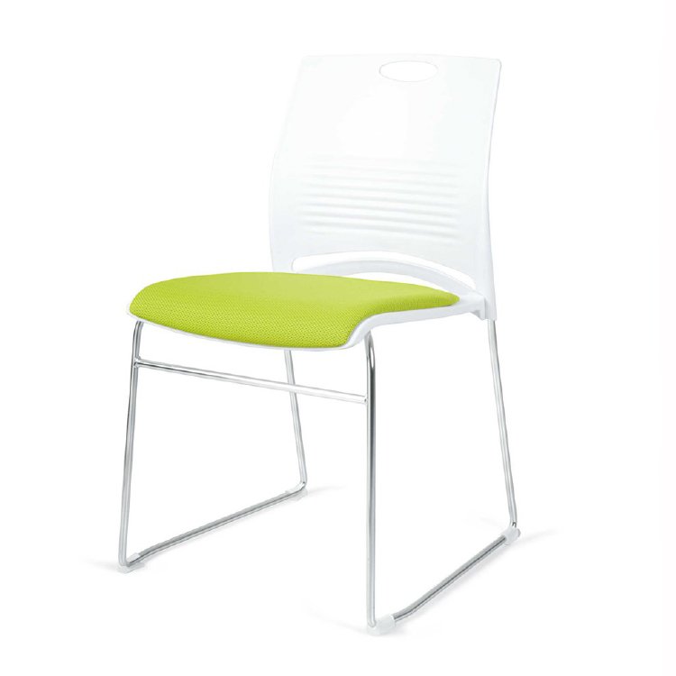 cheap waiting visitor reception training room office stackable plastic chair on stock