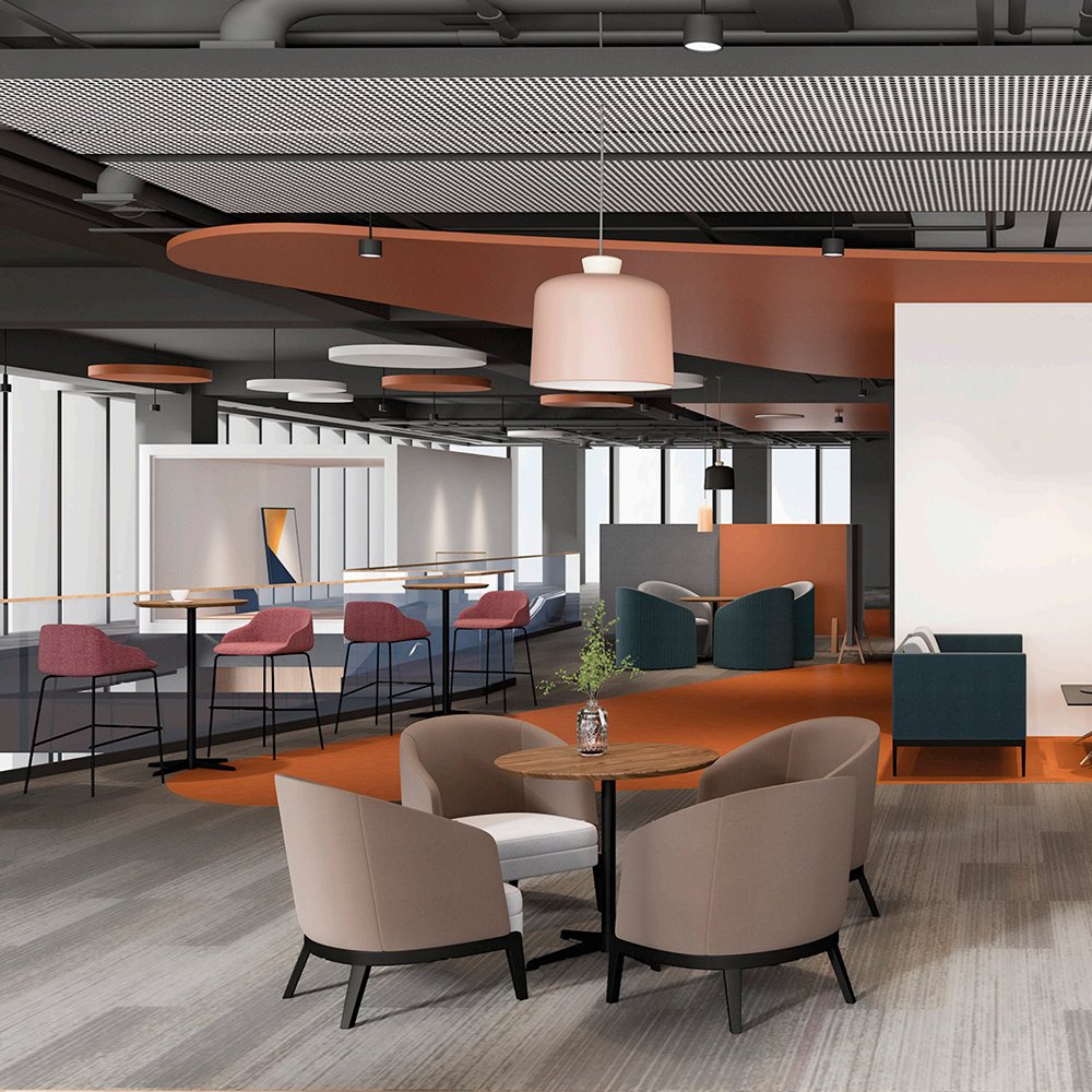 High Back Waiting Area Lounge Seating Office Commercial Private Meeting Pods Sofa Chair Set