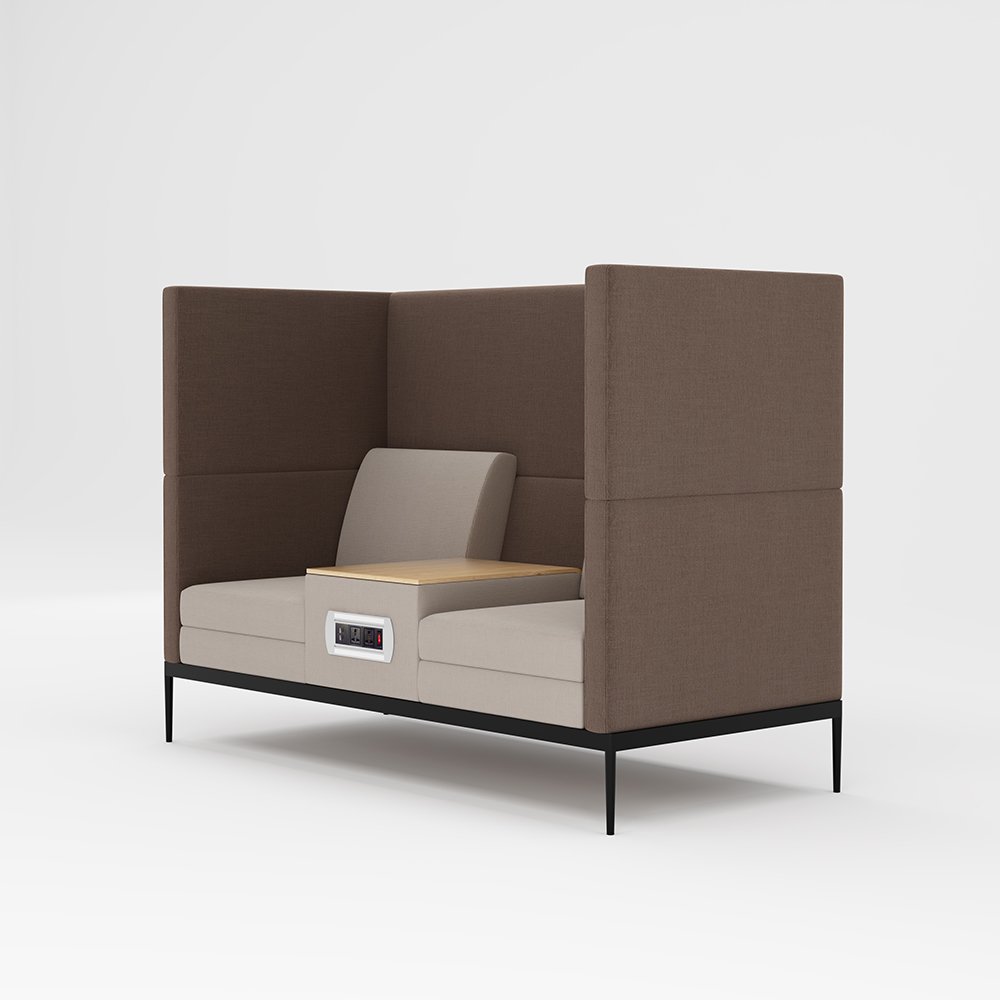 High Back Waiting Area Lounge Seating Office Commercial Private Meeting Pods Sofa Chair Set