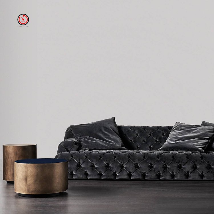 TT OEM&ODM latest design luxury hotel apartment villa living room meeting room waiting area office executive leather sofa