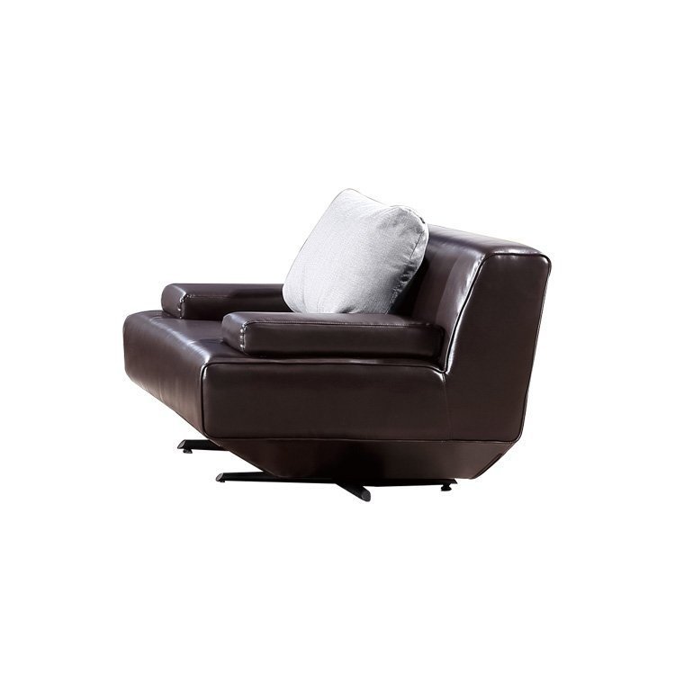 Modern Living Room Grey Leather Waiting Room Hotel Reception Sectional Office Sofa
