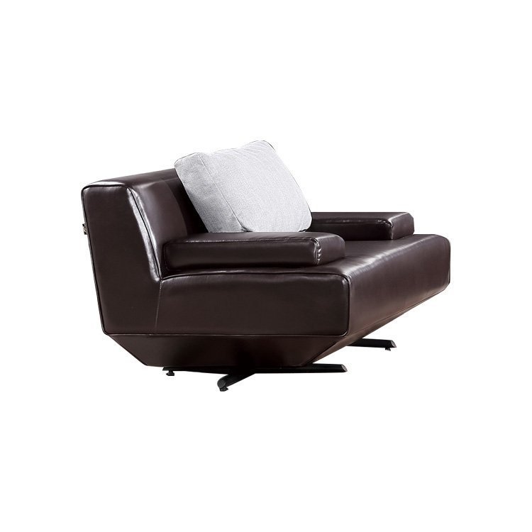 Modern Living Room Grey Leather Waiting Room Hotel Reception Sectional Office Sofa