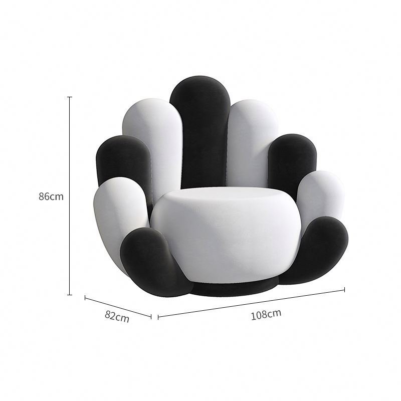 Fashion Creative Combination Living Room 1+2+3 Set Home Salon Furniture Velvet Recliner Sofa