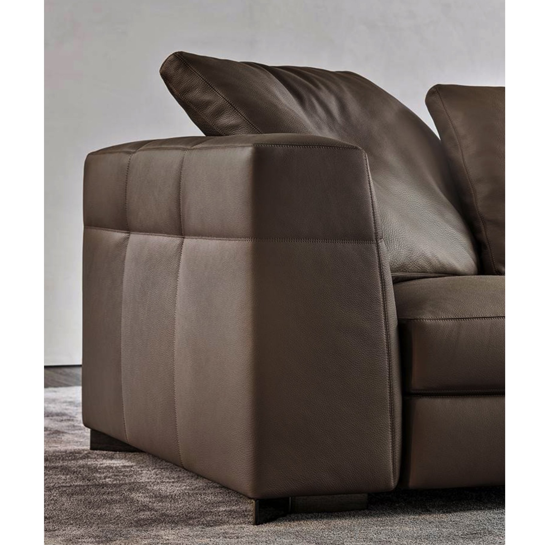 high quality large leather home luxury Italian modern design furniture sofa set luxury sectional couch living room sofa