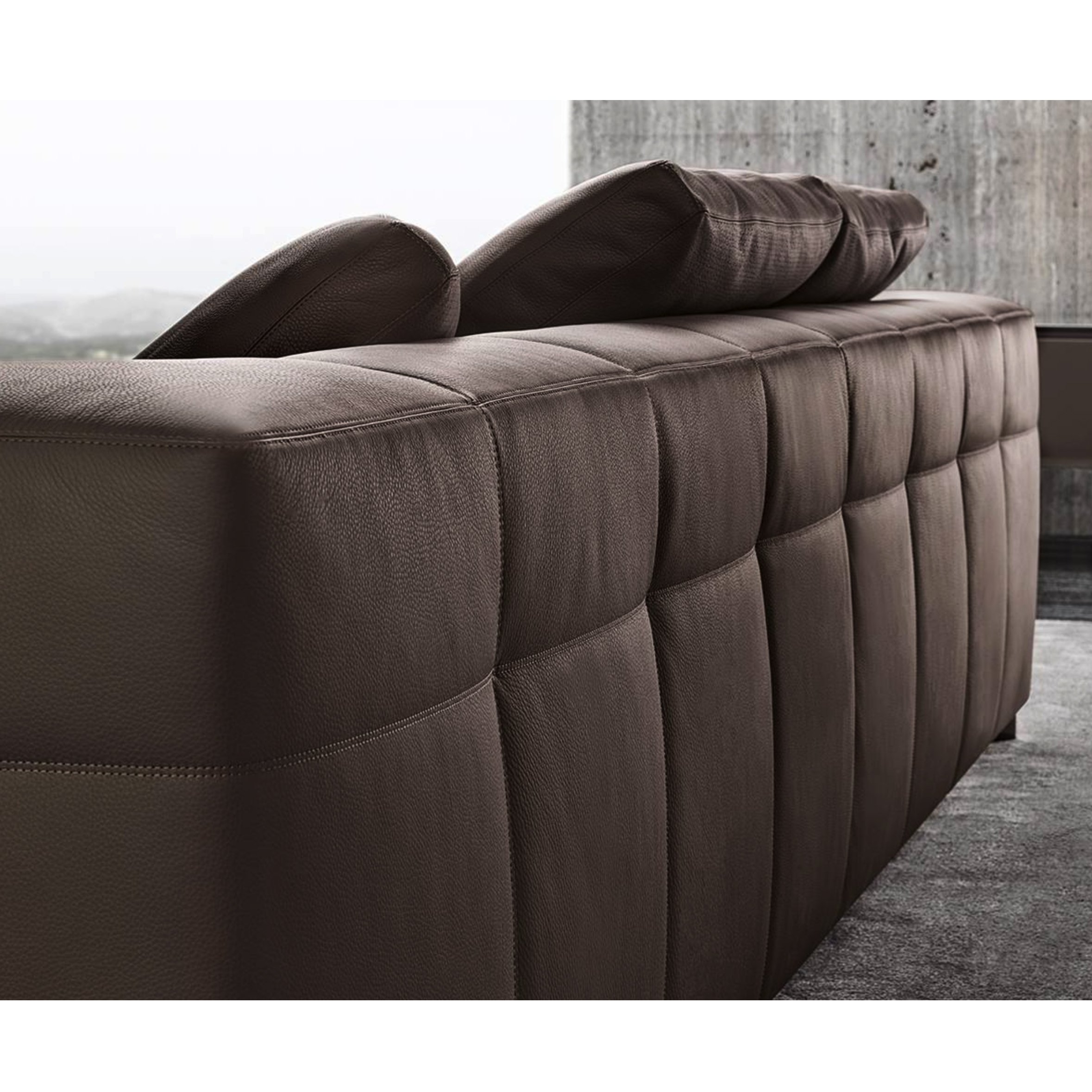 high quality large leather home luxury Italian modern design furniture sofa set luxury sectional couch living room sofa
